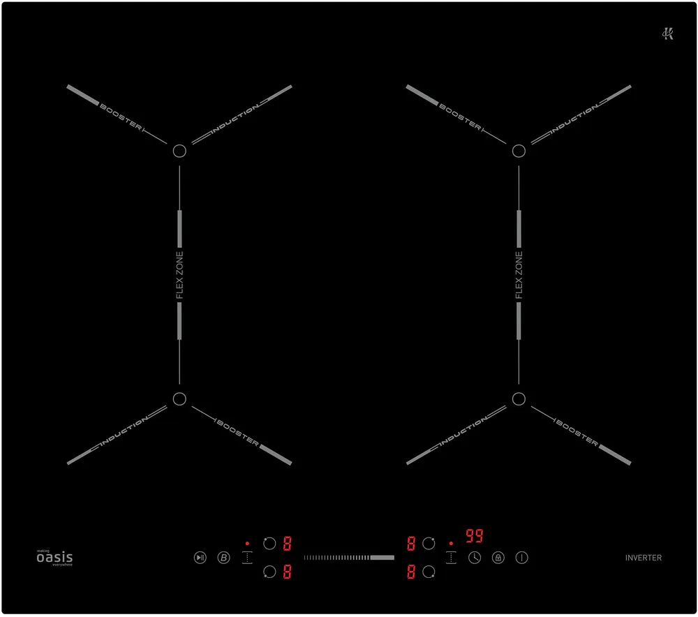 Фото товара: making Oasis everywhere P-EIGD индукционная поверхность