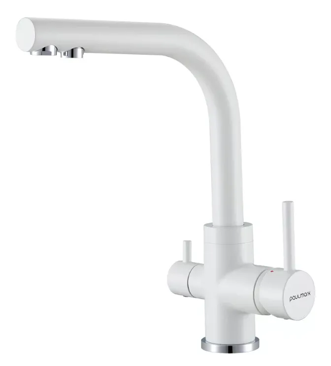 Фото товара: Paulmark ESSEN, смеситель, белый матовый