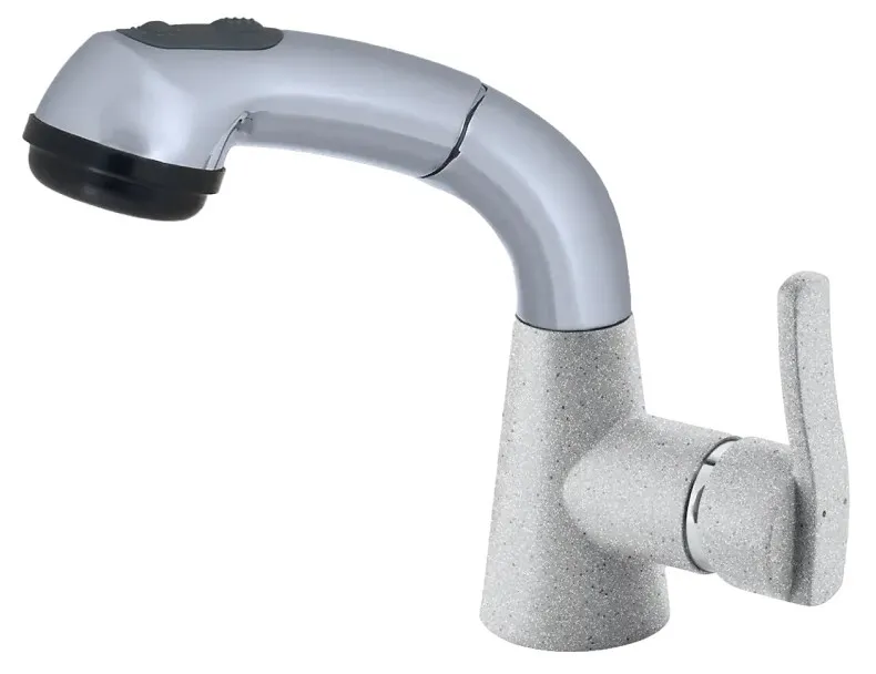 Фото товара: GranFest 3773, смеситель, мрамор, серый