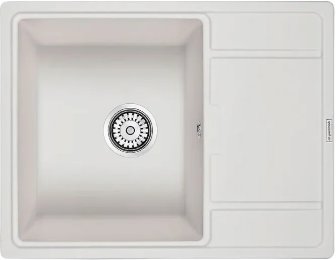 Детальное фото товара: Paulmark FLUGEN 50-650, мойка, гранит, белый