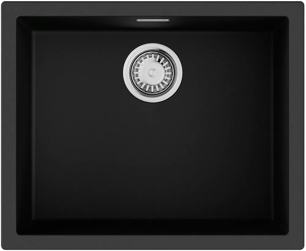 Детальное фото товара: Omoikiri Yamakawa 55T-U/I BL, мойка, гранит, черный
