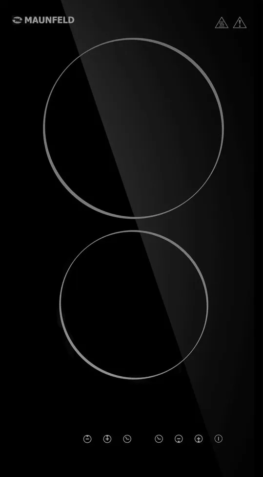 Детальное фото товара: Maunfeld CVCE292BK стеклокерамическая поверхность