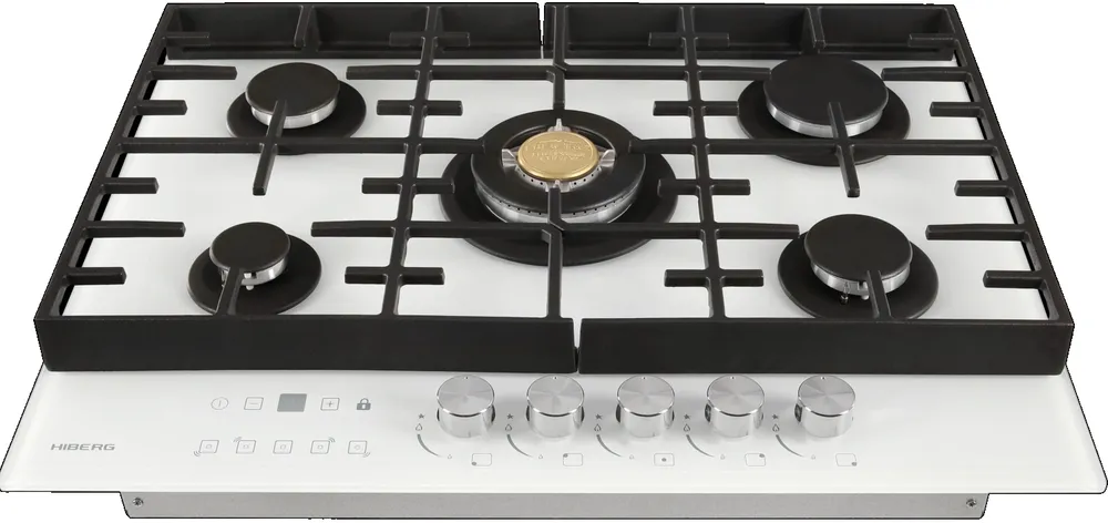 Детальное фото товара: HIBERG VM 7155 W газовая поверхность