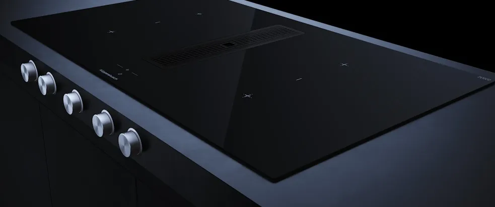 Детальное фото товара: Kuppersbusch KMI 9850.1 SR-E Black Chrome индукционная поверхность