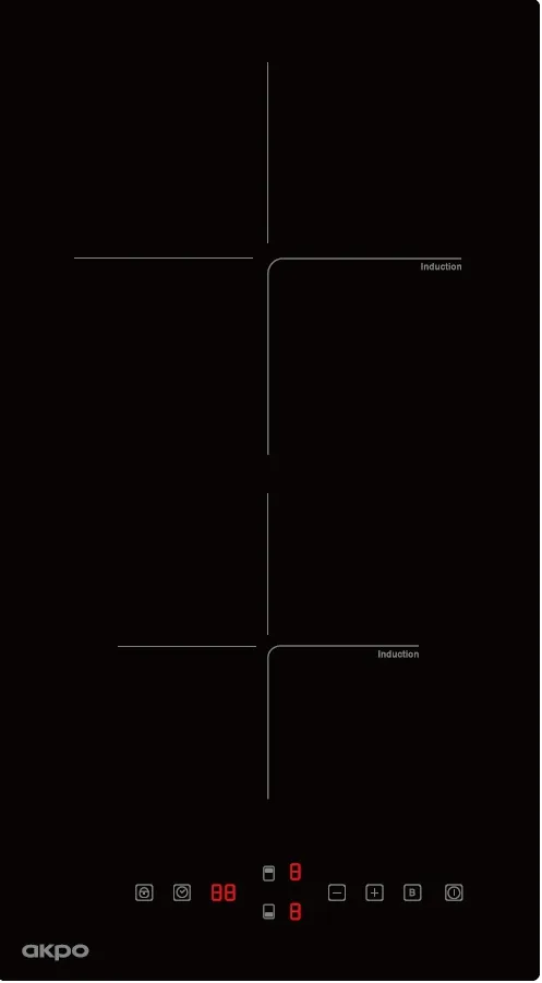 Фото товара: AKPO PIA 3092018K BL индукционная поверхность
