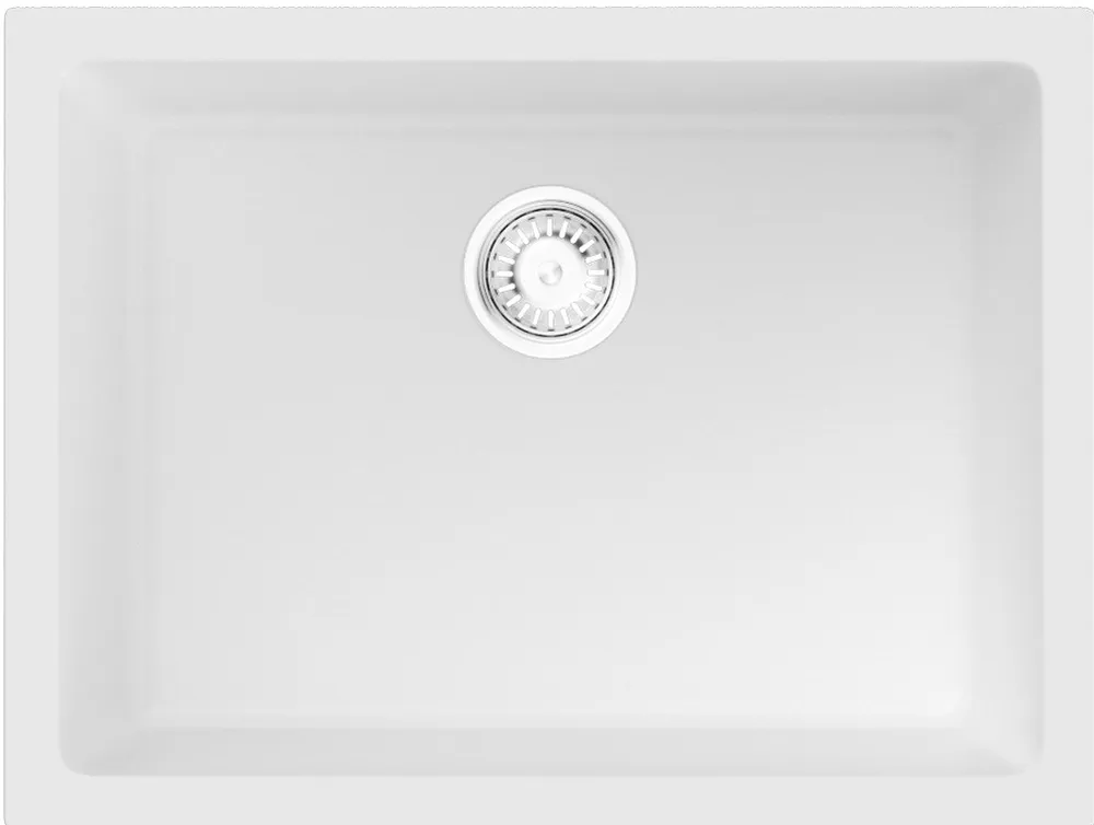 Детальное фото товара: Omoikiri Okinoshima 61-U/I-WH, мойка, керамика, белый