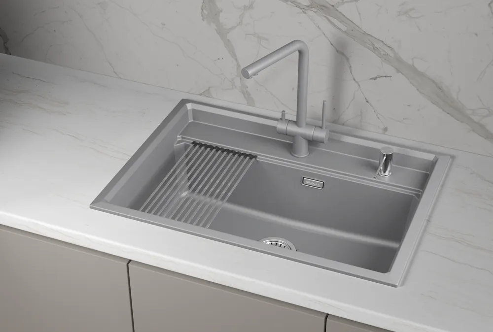 Детальное фото товара: GRANULA 7301i мойка, гранит, алюминиум