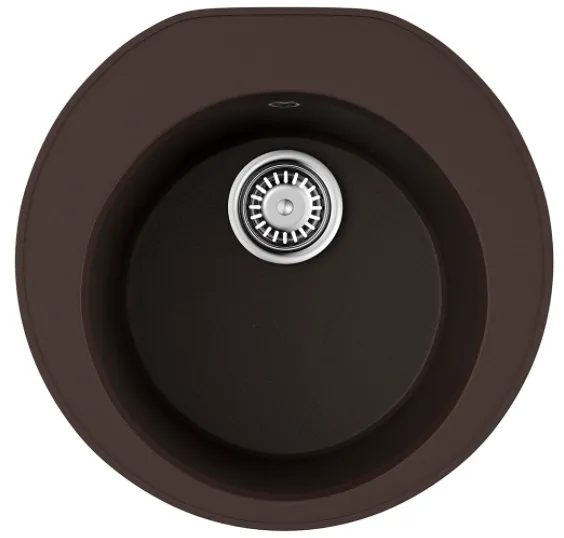 Фото товара: Omoikiri Miya 50R DC, мойка, гранит, темный шоколад