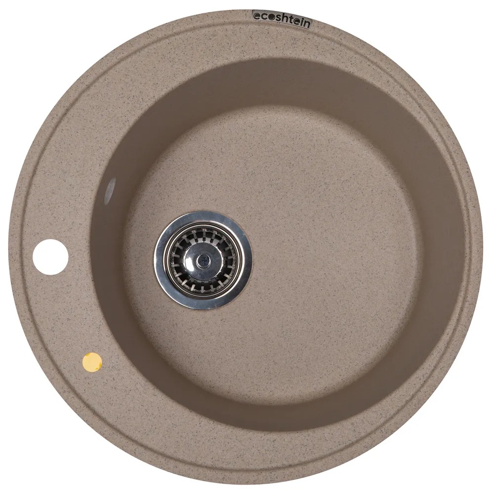 Фото товара: Ecoshtein KREIS 500, мойка, гранит, песочный