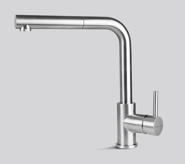 Детальное фото товара: Falmec PURE STEEL CORNER, смеситель, нержавеющая сталь