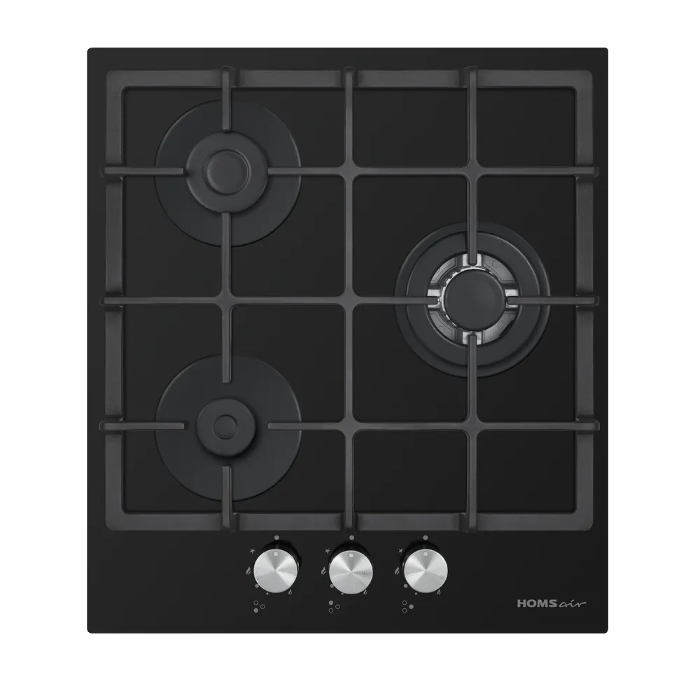 Фото товара: HOMSair HGG433TGCBK газовая поверхность