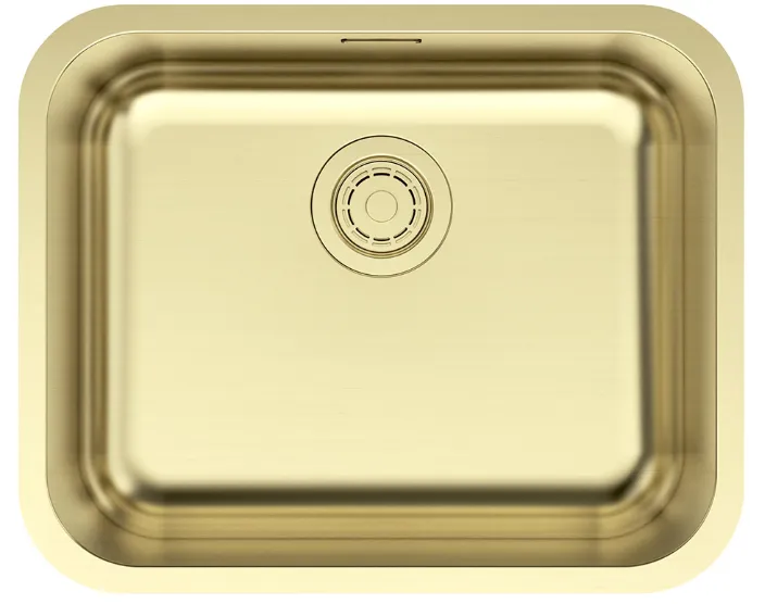 Фото товара: Paulmark VELLO 53 UNI, мойка, нержавеющая сталь, светлое золото