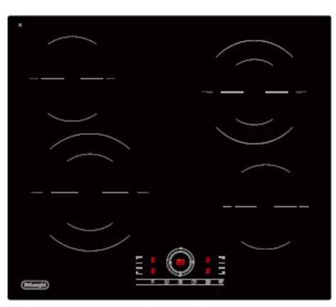 Фото товара: DeLonghi VITTORIO 2E1F CR стеклокерамическая поверхность