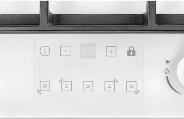 Детальное фото товара: HIBERG VM 7255 W газовая поверхность