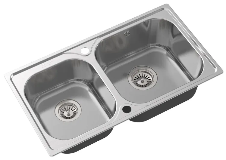 Детальное фото товара: Oulin OL-H9819 (F&P), мойка, нержавеющая сталь сатин