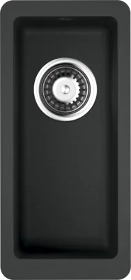 Фото товара: Omoikiri Kata 20-U-BL, мойка, гранит, черный