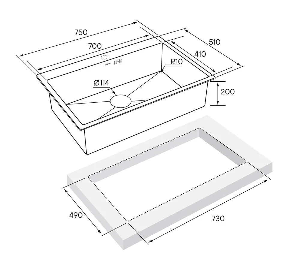 Схема встраивания