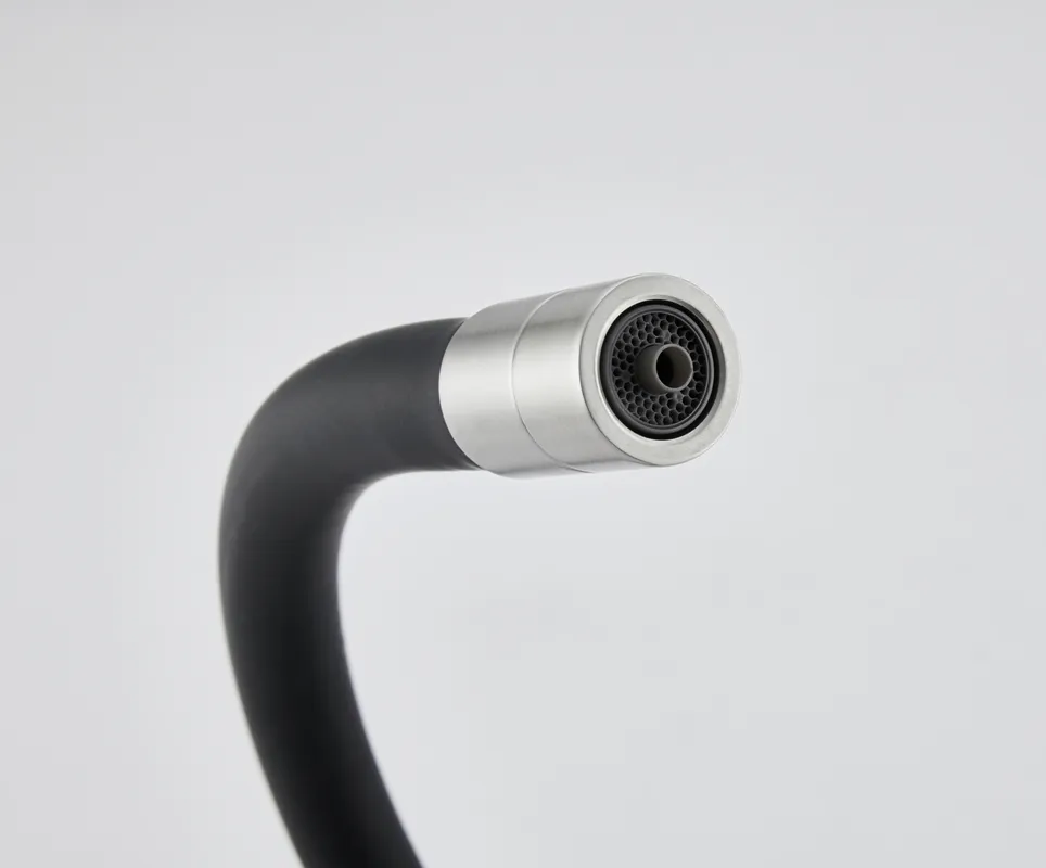 Детальное фото товара: Emar EC-3015 PVD Dark, смеситель, вороненая сталь