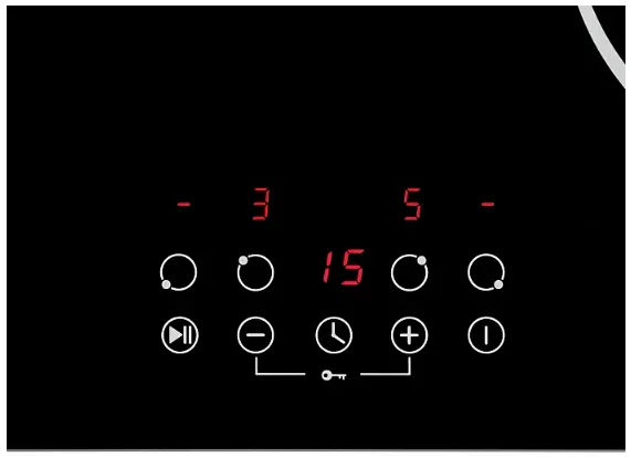 Детальное фото товара: Krona STORNO 60 BL индукционная поверхность