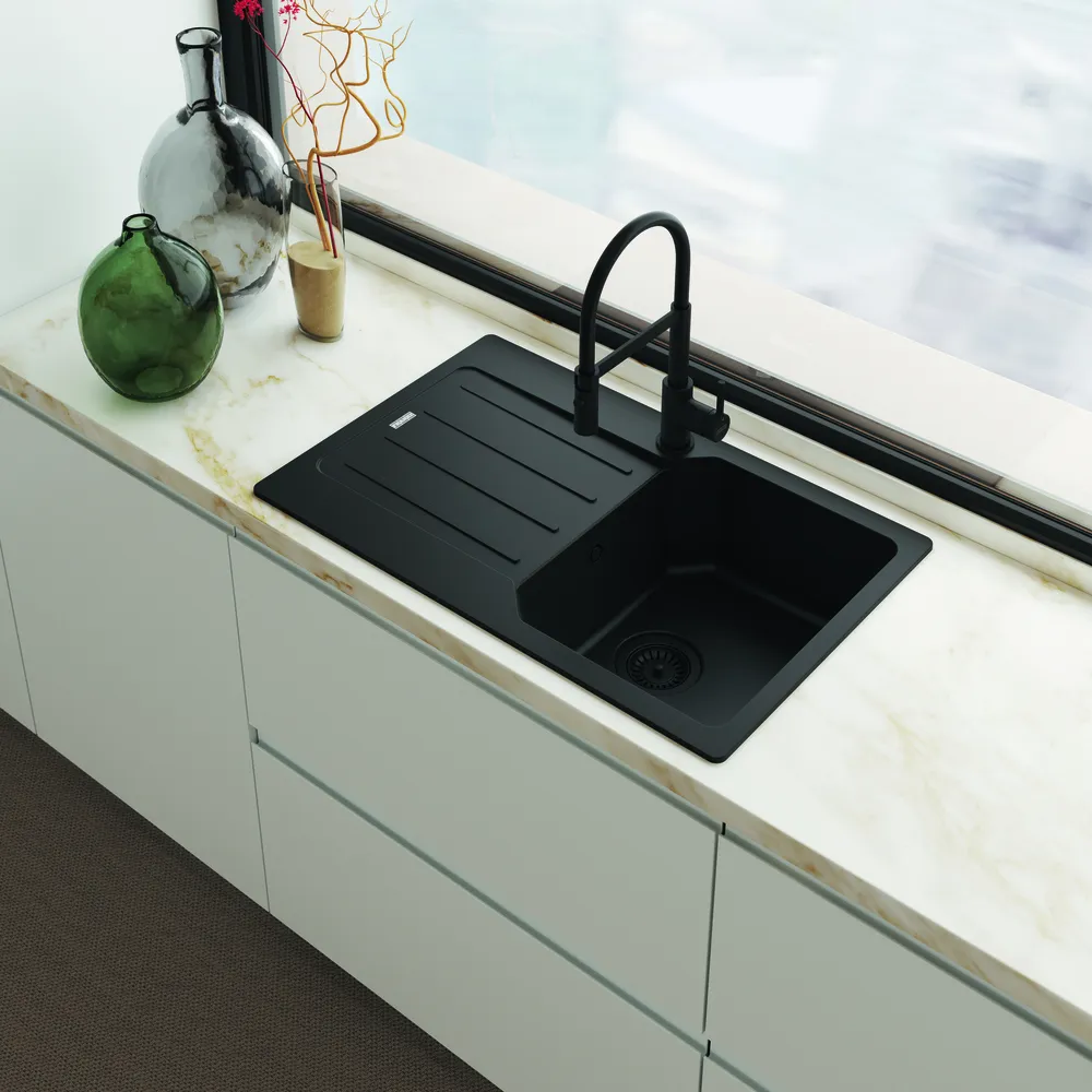 Детальное фото товара: Franke Lina Semi-pro, смеситель, черный матовый