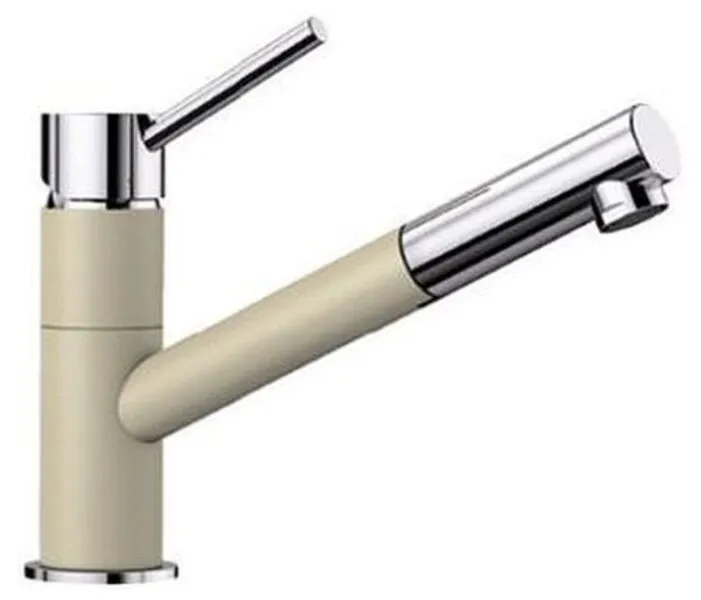 Фото товара: Blanco Kano-S, смеситель, гранит, шампань/хром