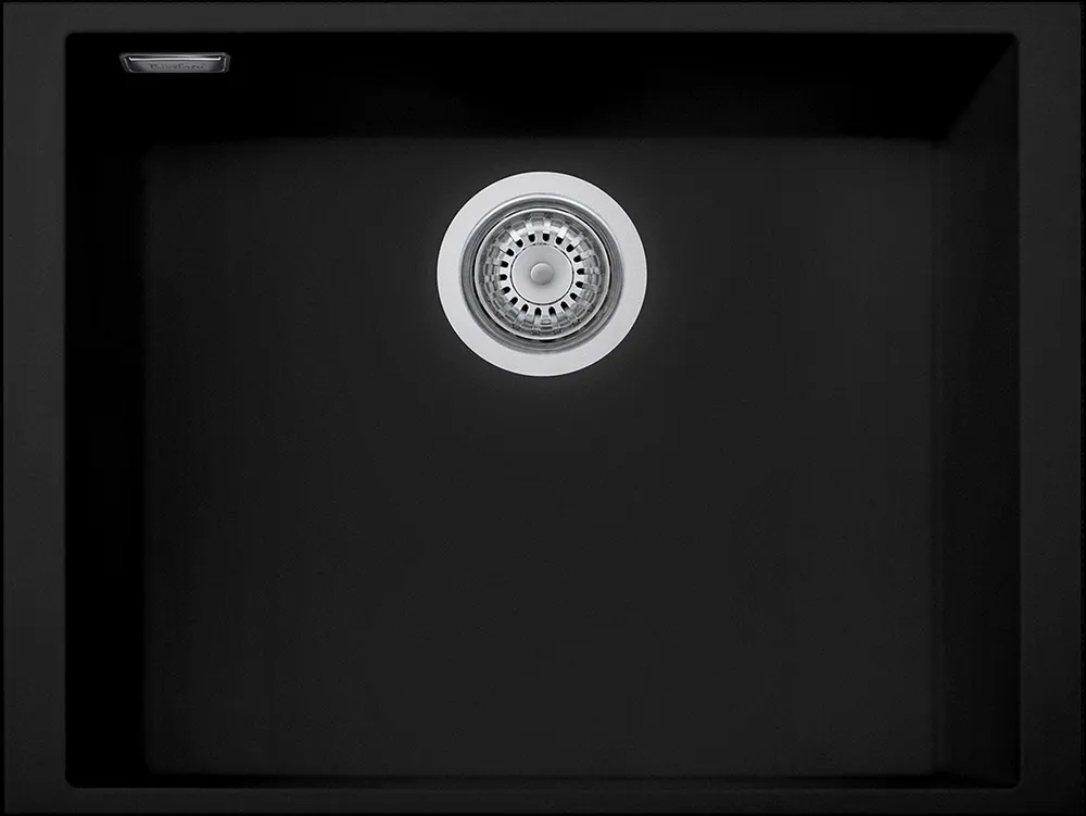 Фото товара: Rivelato STRIA SR-6053 nero profondo, мойка, гранит, черный
