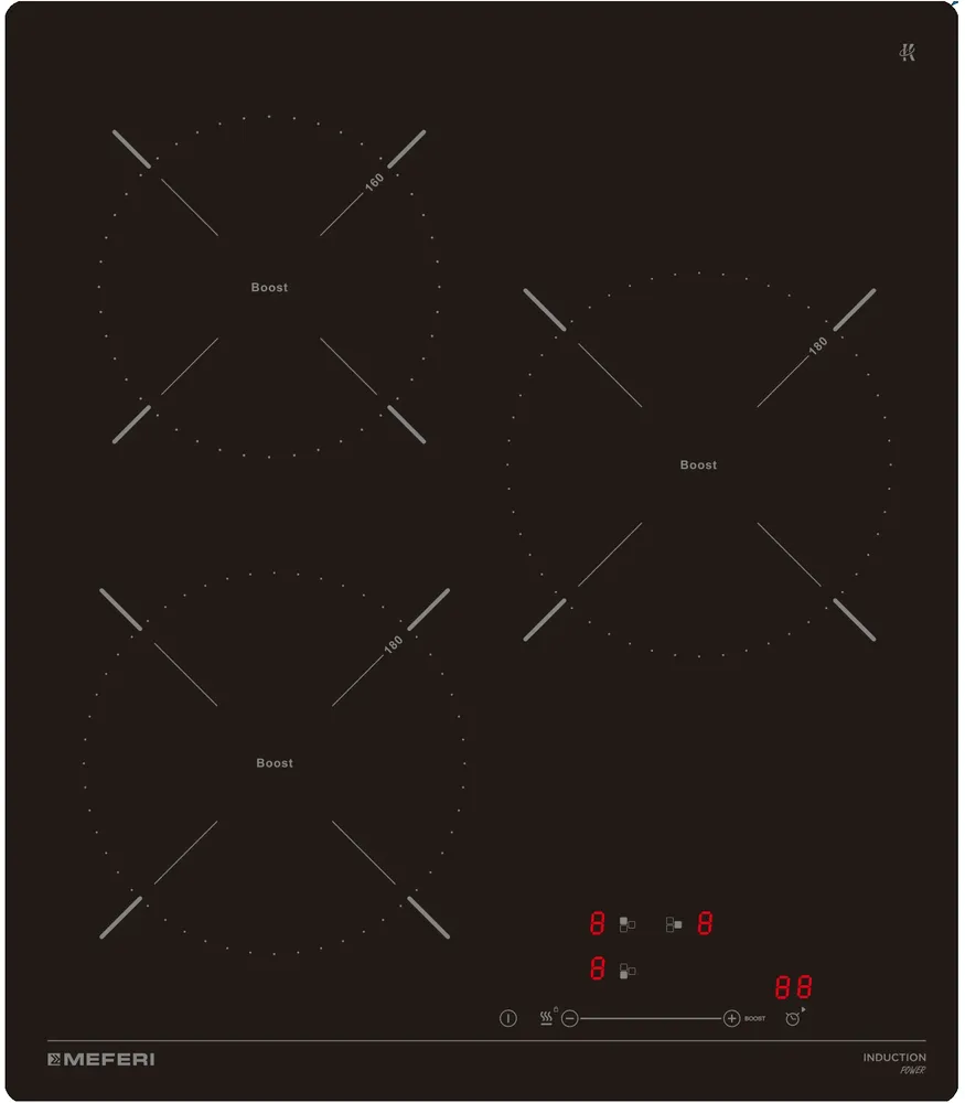 Фото товара: MEFERI MIH453BK POWER индукционная поверхность