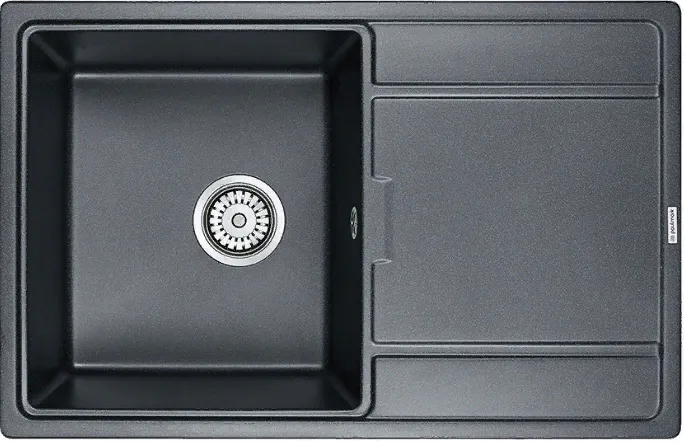 Детальное фото товара: Paulmark FLUGEN 50-780, мойка, гранит, черный металлик