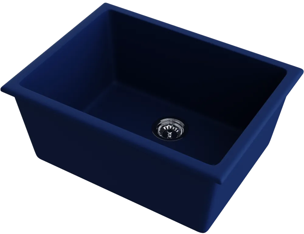 Детальное фото товара: Omoikiri Okinoshima 61-U/I-IB Matt, мойка, керамика, indigo blue