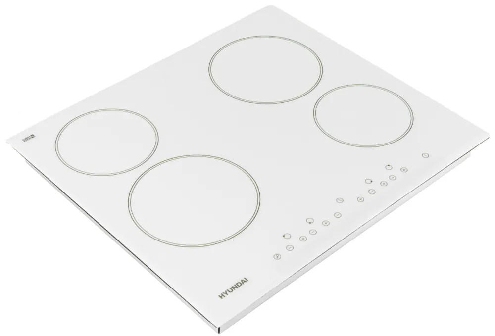 Фото товара: Hyundai HHE 6450 WG стеклокерамическая поверхность