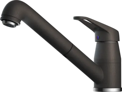 Детальное фото товара: Omoikiri Tateyama-S-DC, смеситель, гранит, темный шоколад