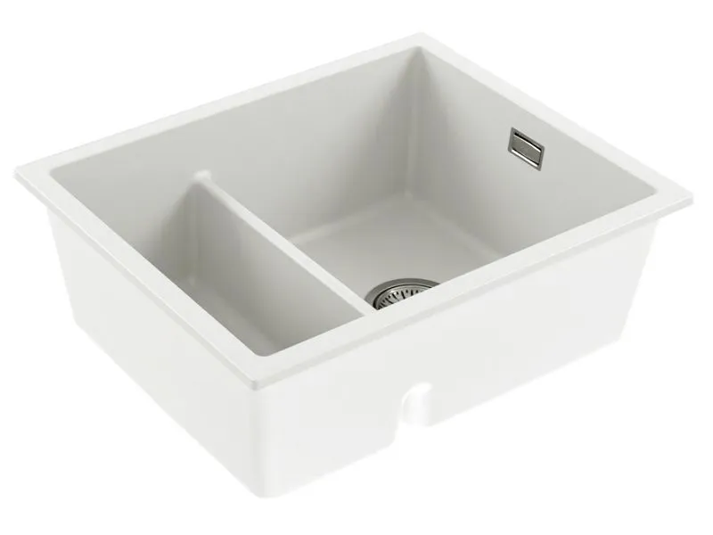 Детальное фото товара: ALVEUS OMNI 50 GRANITAL ARCTIC-G11, мойка, гранит, белый (в комплекте с сифоном 1150202)