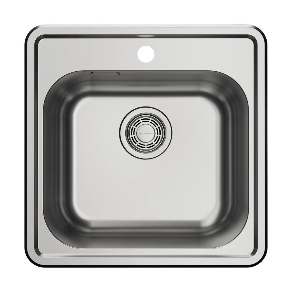 Фото товара: Omoikiri Notoro 48 SI Matt, мойка, нержавеющая сталь/silver matt