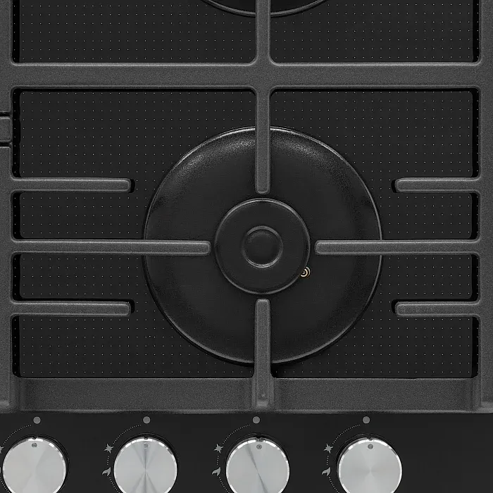 Детальное фото товара: Krona ARDENTE 60 BL газовая поверхность