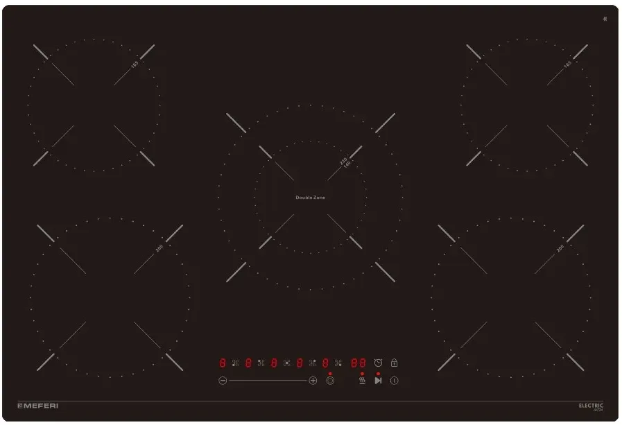 Фото товара: MEFERI MEH755BK ULTRA стеклокерамическая поверхность