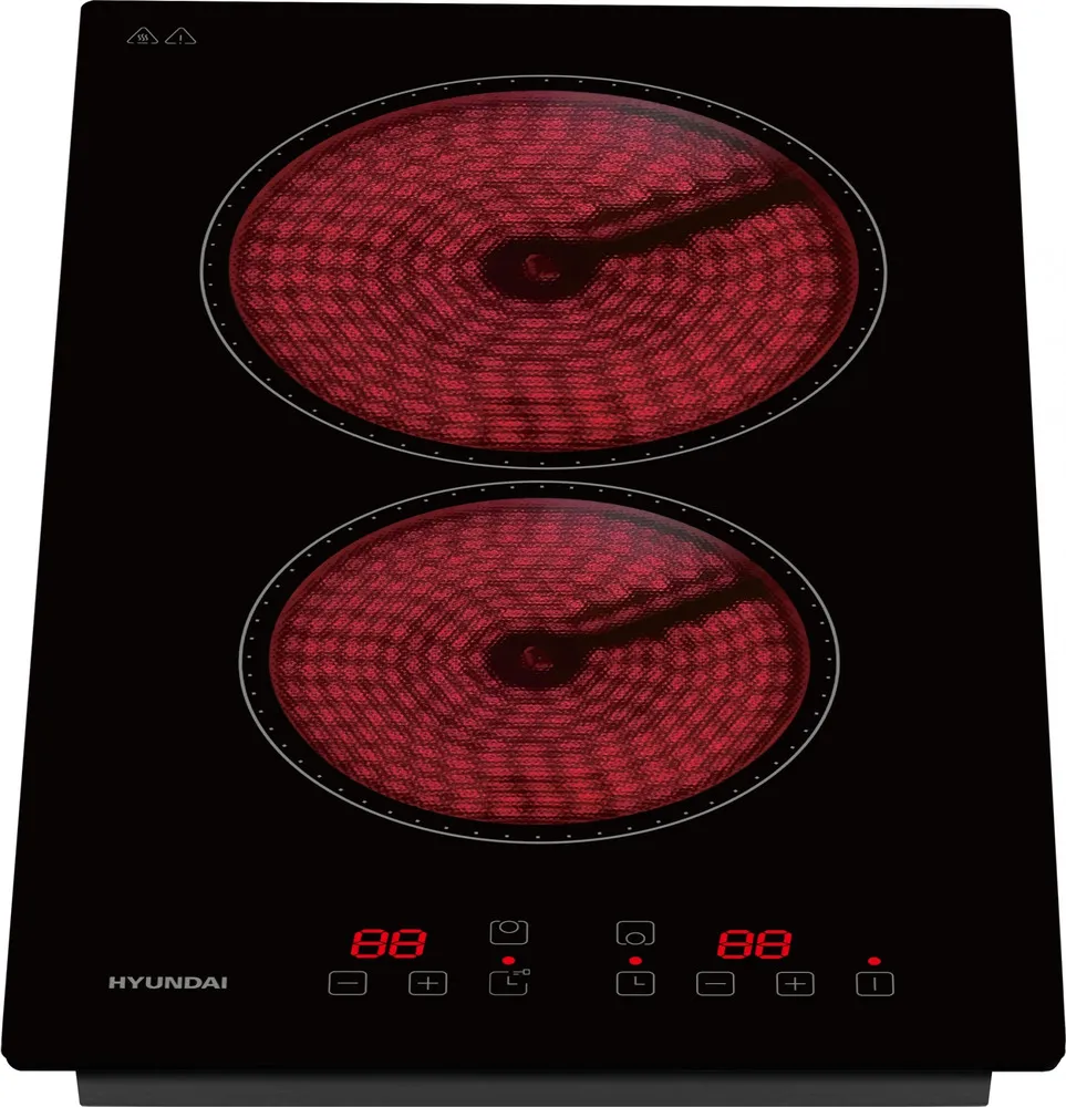 Детальное фото товара: Hyundai HHE 3210 BG стеклокерамическая поверхность