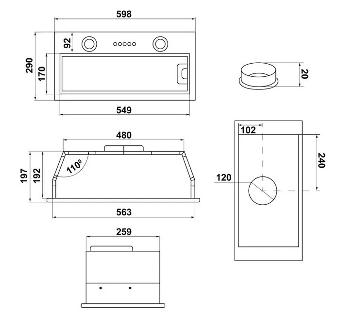 Детальное фото товара: Maunfeld THAMES 601M BLACK