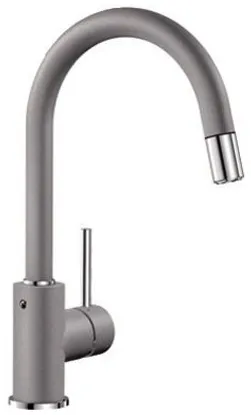 Фото товара: Blanco Mida-S, смеситель, гранит, алюметаллик