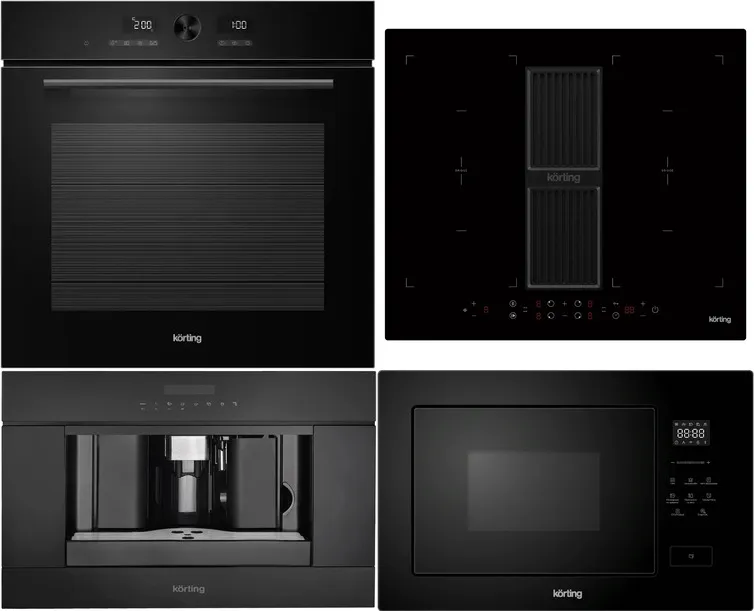 Фото товара: KORTING HIBH 68980 NB + OKB 1680 GN MW + KMI 827 GN + KCM 9200 BG