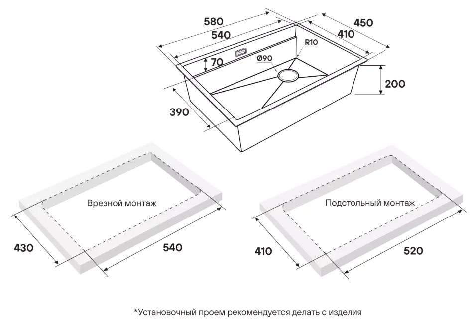Схема встраивания