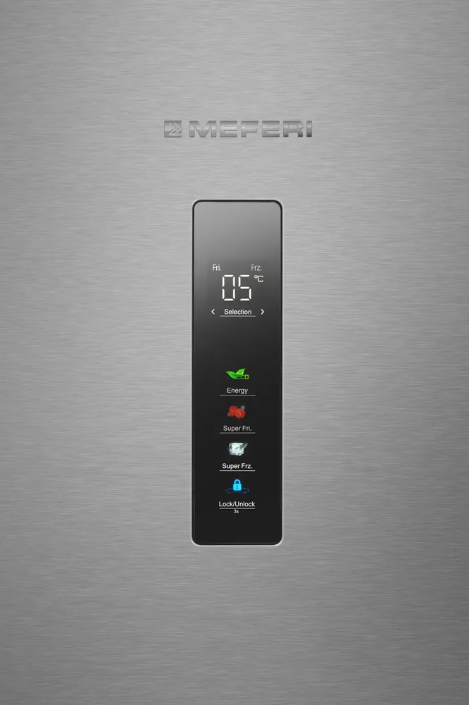 Детальное фото товара: MEFERI MFR185IX TOTAL NO FROST COMBI ULTRA