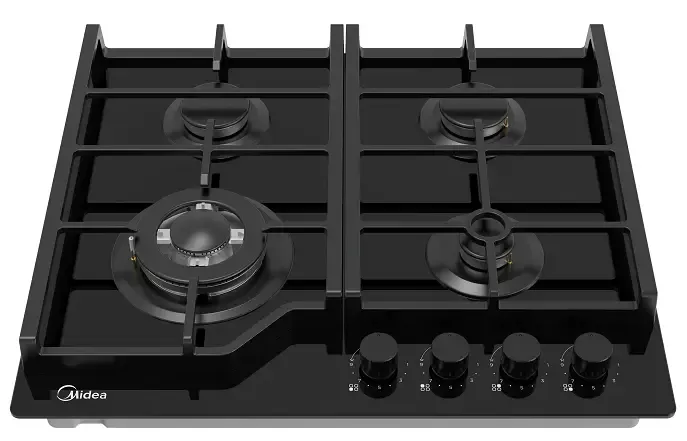 Детальное фото товара: Midea MG693TGB газовая поверхность