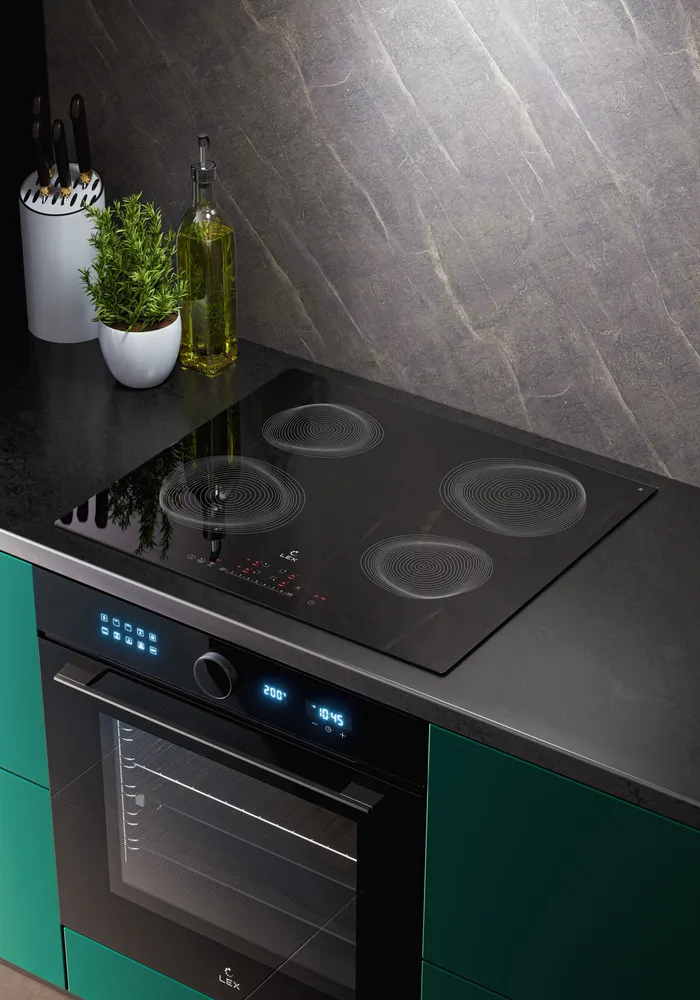 Детальное фото товара: LEX EVI 640 R2 I BL индукционная поверхность