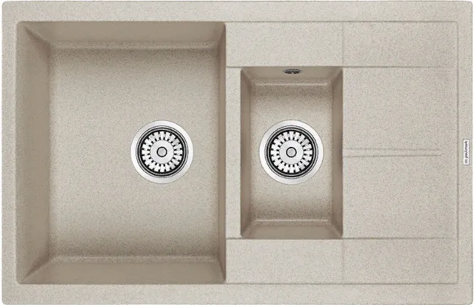 Детальное фото товара: Paulmark FLUGEN 60/1,5, мойка, гранит, бежевый