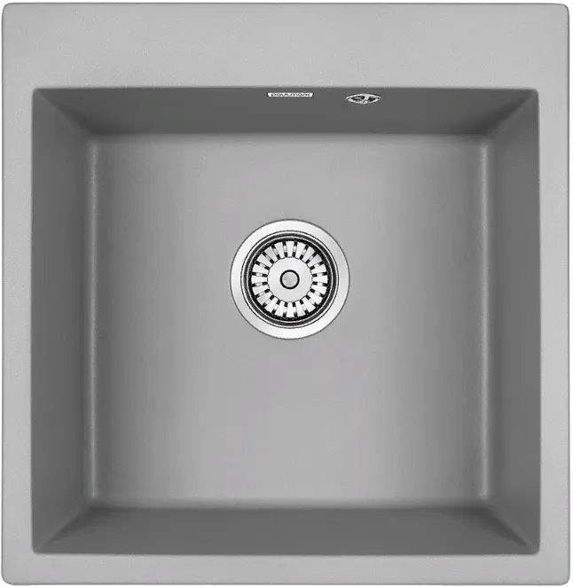 Детальное фото товара: Paulmark KANTE 50, мойка, гранит, серый металлик