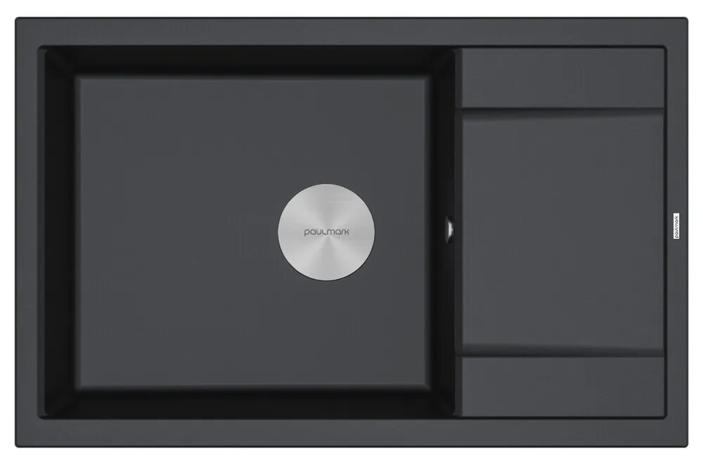 Фото товара: Paulmark FLUGEN 60, мойка, гранит, черный