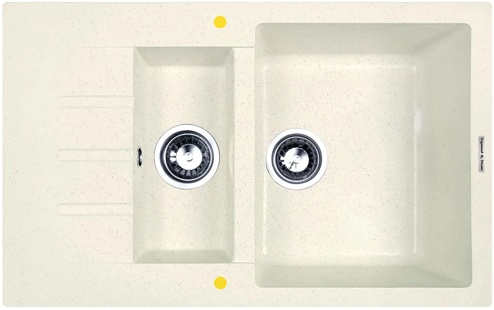 Детальное фото товара: Zigmund & Shtain RECHTECK 775.2, мойка, каменная соль 