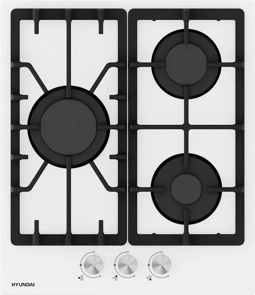 Фото товара: Hyundai HHG 4333 WG газовая поверхность