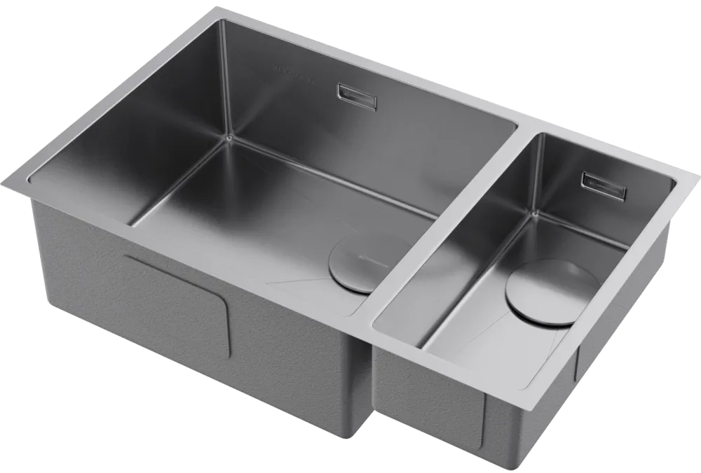 Детальное фото товара: Omoikiri Taki 69-2-U/IF-IN-L Side, мойка, нержавеющая сталь, чаша слева