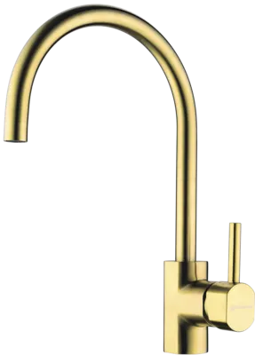 Фото товара: Omoikiri Wakayama-PVD-LG-35, смеситель, светлое золото